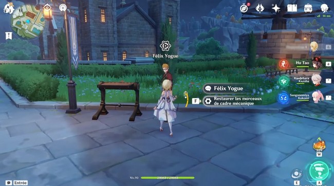 Cadre mécanique perpétuel-quête-genshin impact