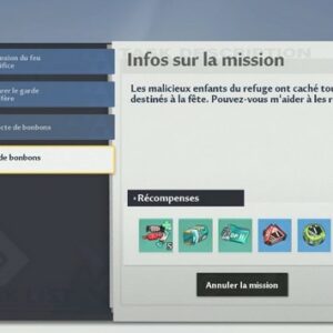 Collecte de bonbons Mission secondaire - Tower of Fantasy