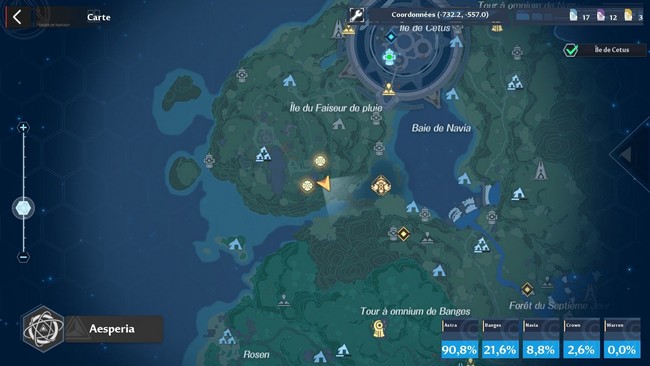 Constellation du Dragon tower of fantasy