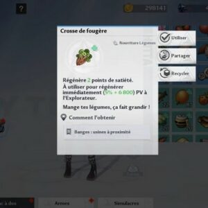 Crosse de fougère Tower of Fantasy