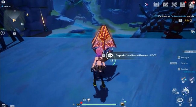 Dispositif de démantèlement PDC2 sur Lumina Mot de passe - Tower of Fantasy