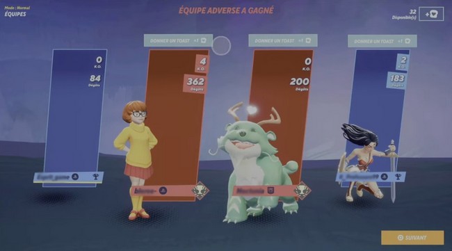 Donner un Toast Multiversus