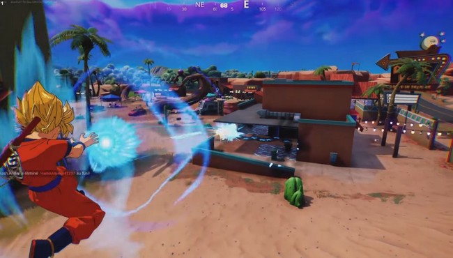 Détruire 10 objets avec un seul kaméhaméha fortnite