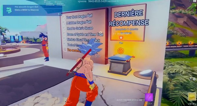 EMPLACEMENT DES 7 DRAGON BALLS