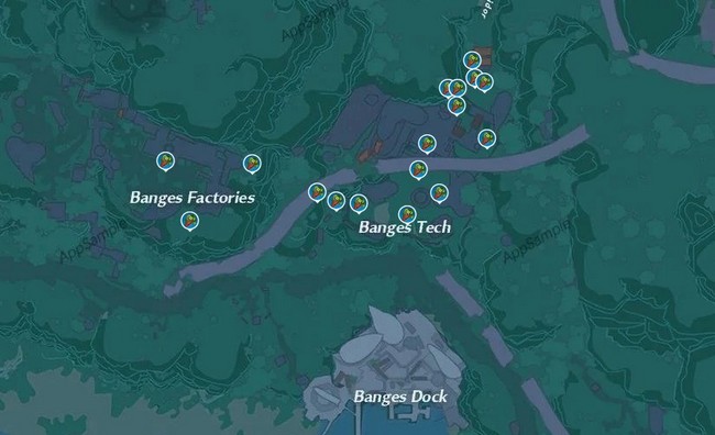 Emplacement Crosse de fougère Tower of Fantasy