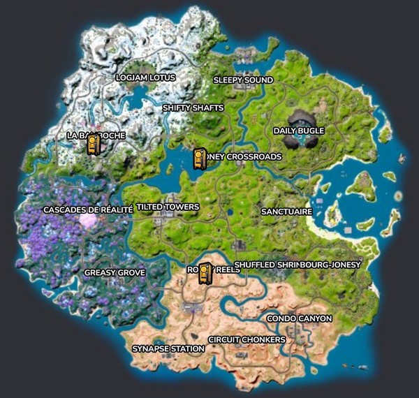 Emplacement Distributeur automatique Dragon Ball