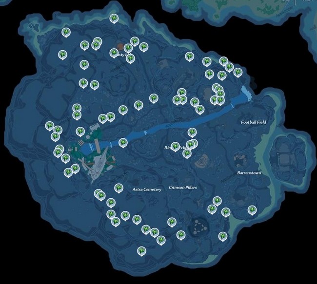 Emplacement Laitue Tower Of Fantasy