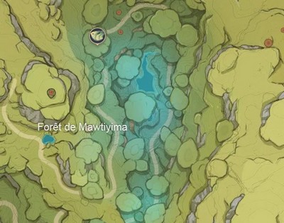 Emplacement Marlin à hache de Jade Genshin impact-