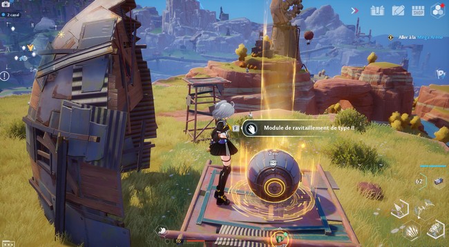 Emplacements Nucléus Or Tower of Fantasy