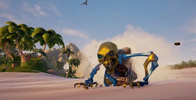 En tuant des squelettes anciens dans Sea of Thieves