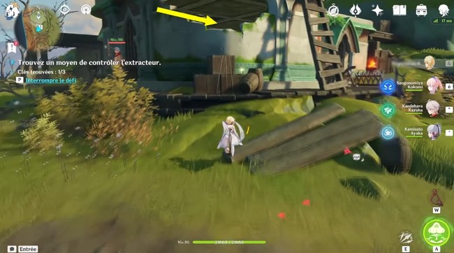 clés de commandes de l'extracteur