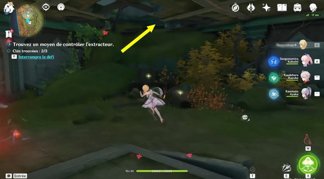 clés de commandes de l'extracteur