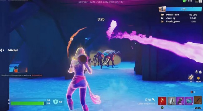 Infliger 10000 pts de dégâts en 10 s dans Survie glaciale