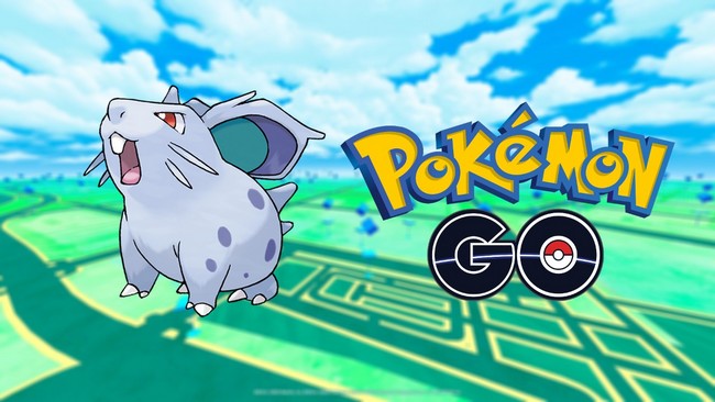 Nidoran mâle shiny dans l’Heure de Pokémon Vedette de Pokémon GO août 2022