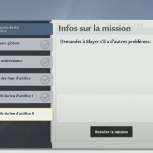 Préparatifs du feu d'artifice II [Mission secondaire] - Tower of Fantasy