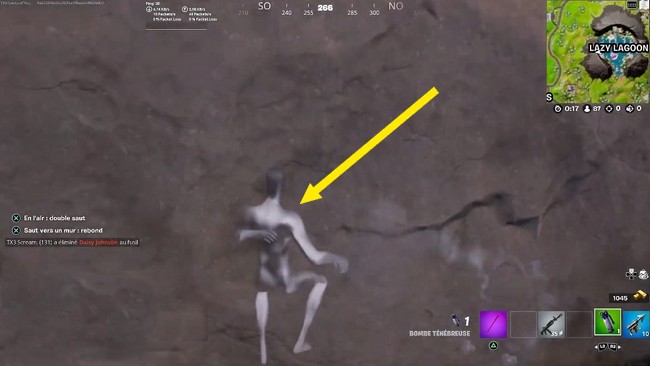 Rester camouflé pendant 10 s avec une seule bombe ténébreuse