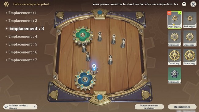Solution du cadre mécanique 3 - Genshin Impact
