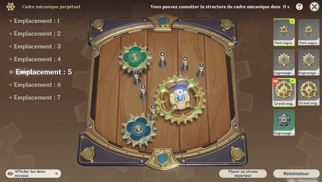 Solution du cadre mécanique 3 - Genshin Impact