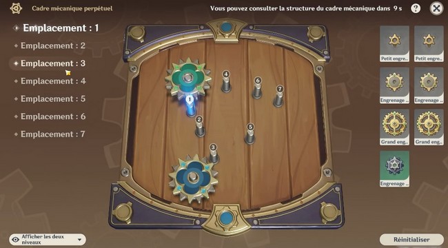 Solution du cadre mécanique 3 - Genshin Impact