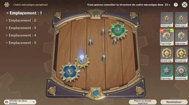 Solution du cadre mécanique 5