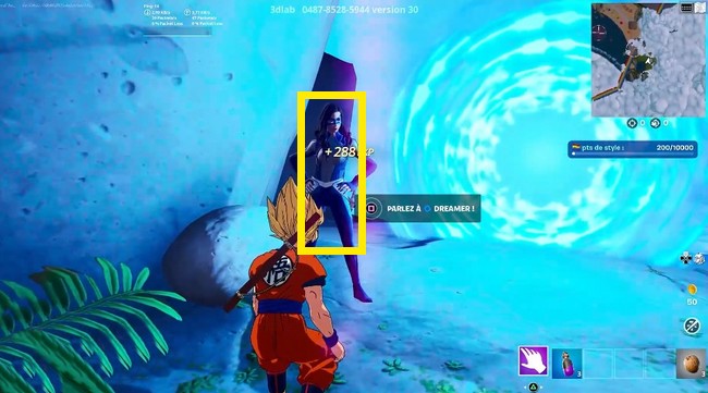 Trouver et accomplir la quête cachée de Dreamer dans Fortnite