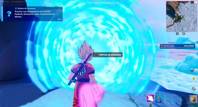 Trouver et accomplir la quête cachée de Dreamer dans Fortnite