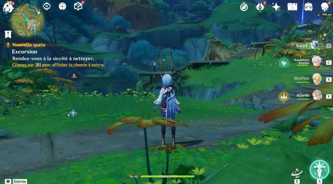 commencer la quête Excursion de Genshin impact