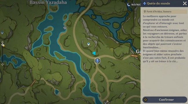 démarrer la quête Les enfants de Vimara de genshin impact