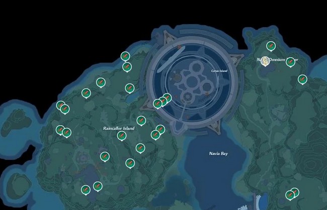 Emplacements du Riz brun Tower of Fantasy