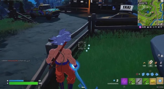 petite voiture dans Fortnite