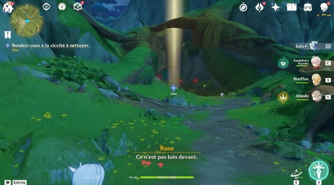 quête Excursion de Genshin impact