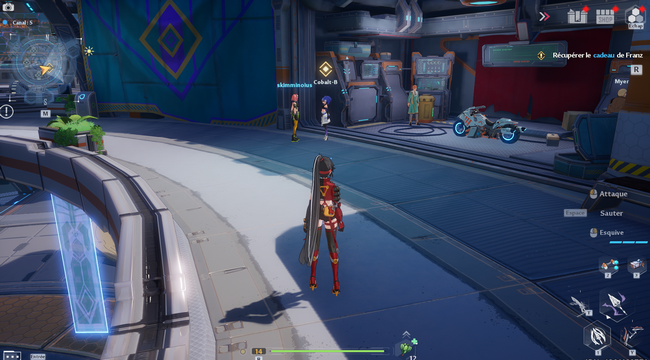 récuperer le cadeau de Franz dans tower of fantasy