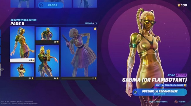 sabina or flamboyant fortnite