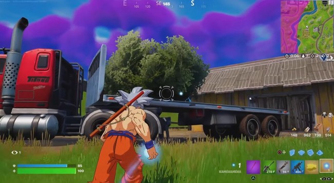 semi-remorque dans Fortnite