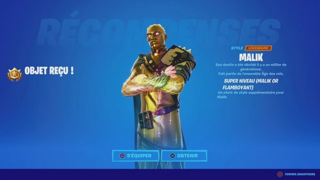 skin Malik Or Flamboyant fortnite