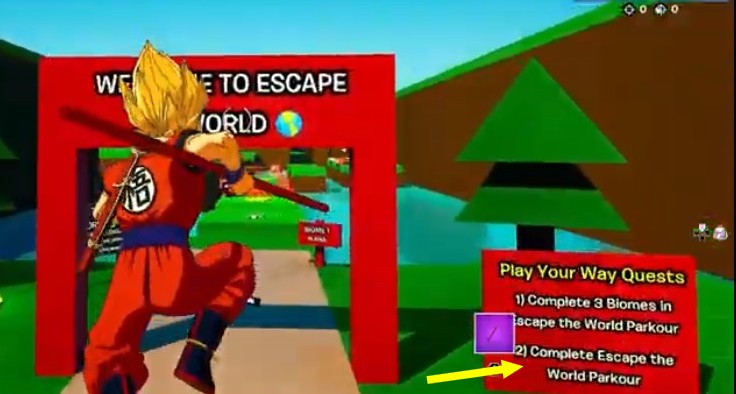 terminer 3 écosystèmes dans Parkourir le monde de Fortnite