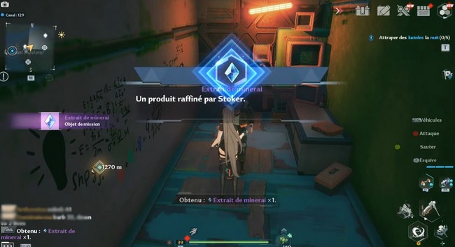 un extrait de minerai tower of fantasy