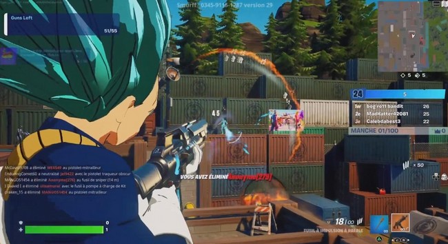 éliminer 3 adversaires sans se faire éliminer dans Jeux d'armes