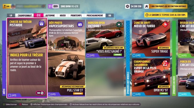 Chasse au trésor Pistarde Forza Horizon 5