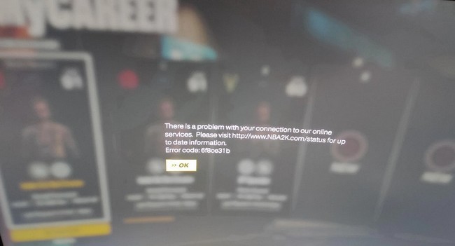 Comment corriger le code d'erreur 6f8ce31b de NBA 2K23