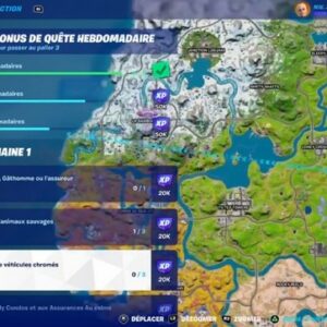 Conduire plusieurs types de véhicules chromés fortnite, défi semaine1 saison 4 chapitre 3