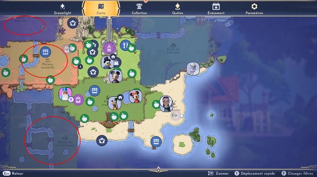 Emplacement Argile Disney Dreamlight Valley