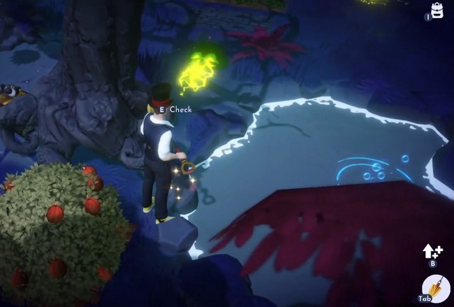 Emplacement Eau des terres oubliées Disney Dreamlight Valley