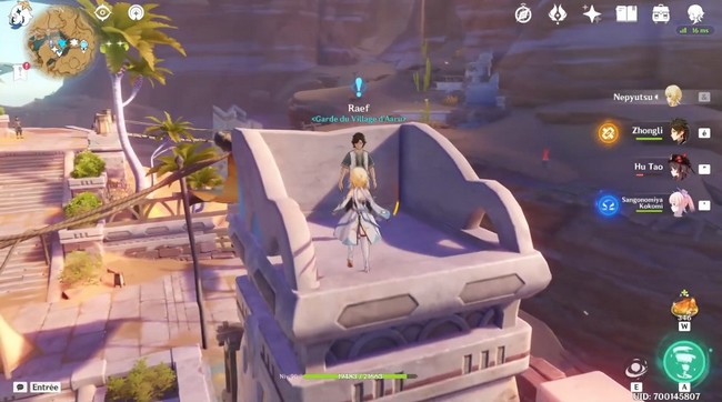 Fleurs sur les sables-Genshin Impact