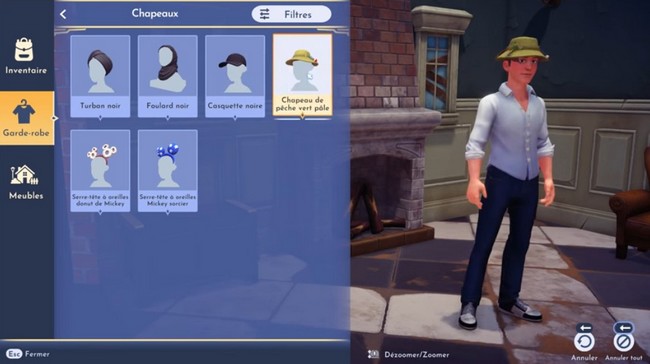 Impossible de changer de vêtements (bug)