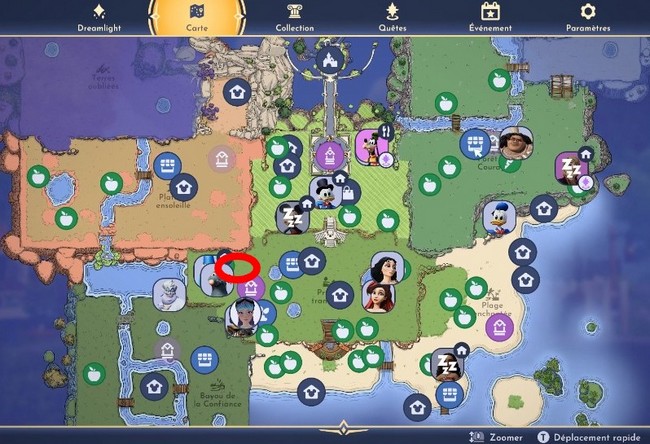 La chasse au trésor Disney Dreamlight Valley