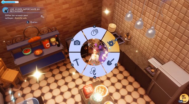 Nettoyer les assiettes sales Disney Dreamlight Valley-1