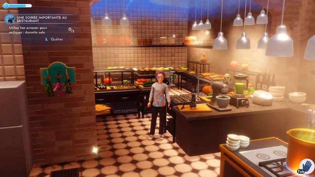 Nettoyer les assiettes sales Disney Dreamlight Valley