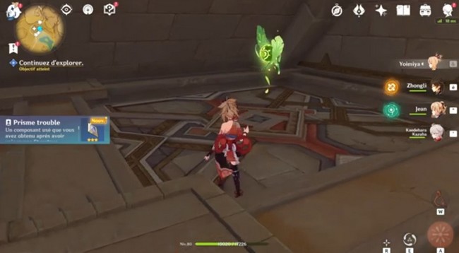 Perdu dans les sables-genshin impact 3.1