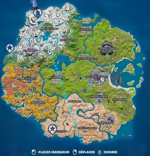 Redémarrer un ordinateur au 2e au 5e avant poste des sept ou a synapse station Fortnite saison 4